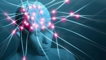 Human Brain Energy Signals Thoughts Concept