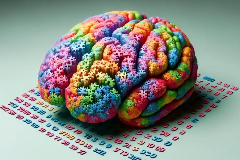 Human Brain Organization Art Illustration