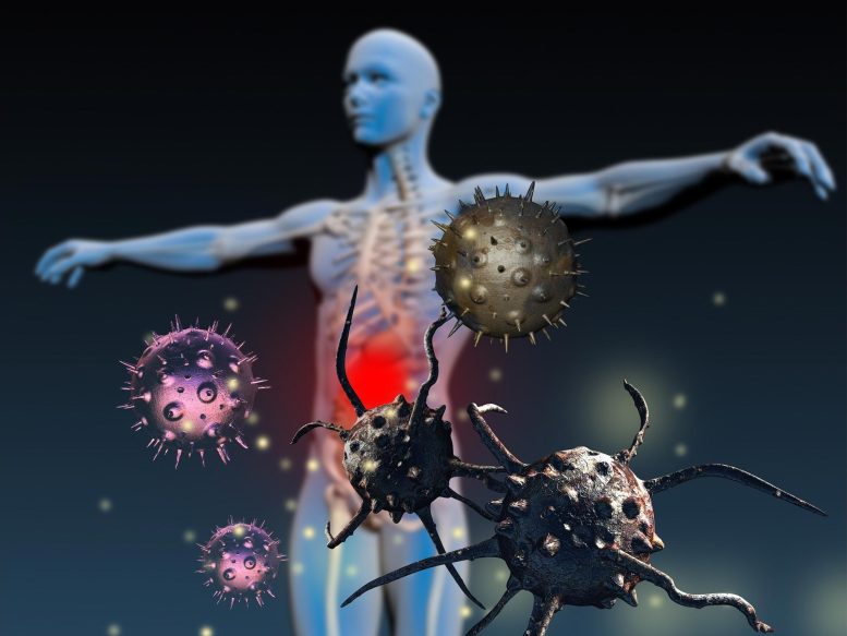 Human Infectious Disease Threats Illustration