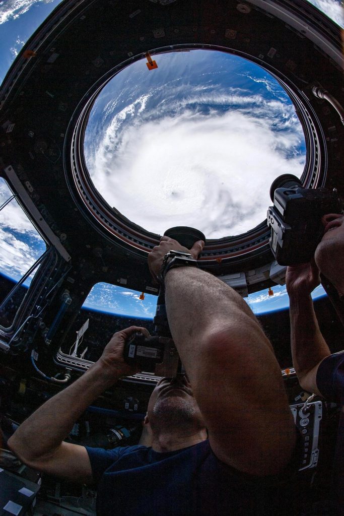 Hurricane Dorian From ISS Cupola