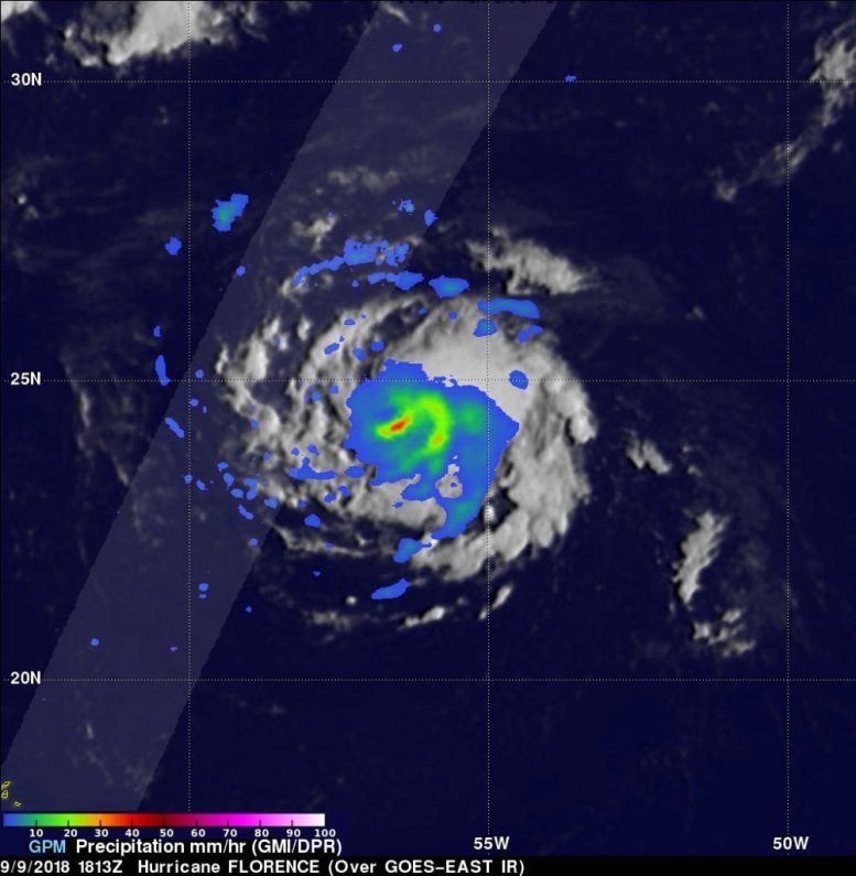 Hurricane Florence Strengthening