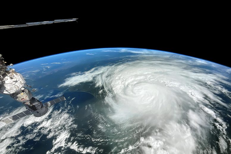 Hurricane Idalia From International Space Station