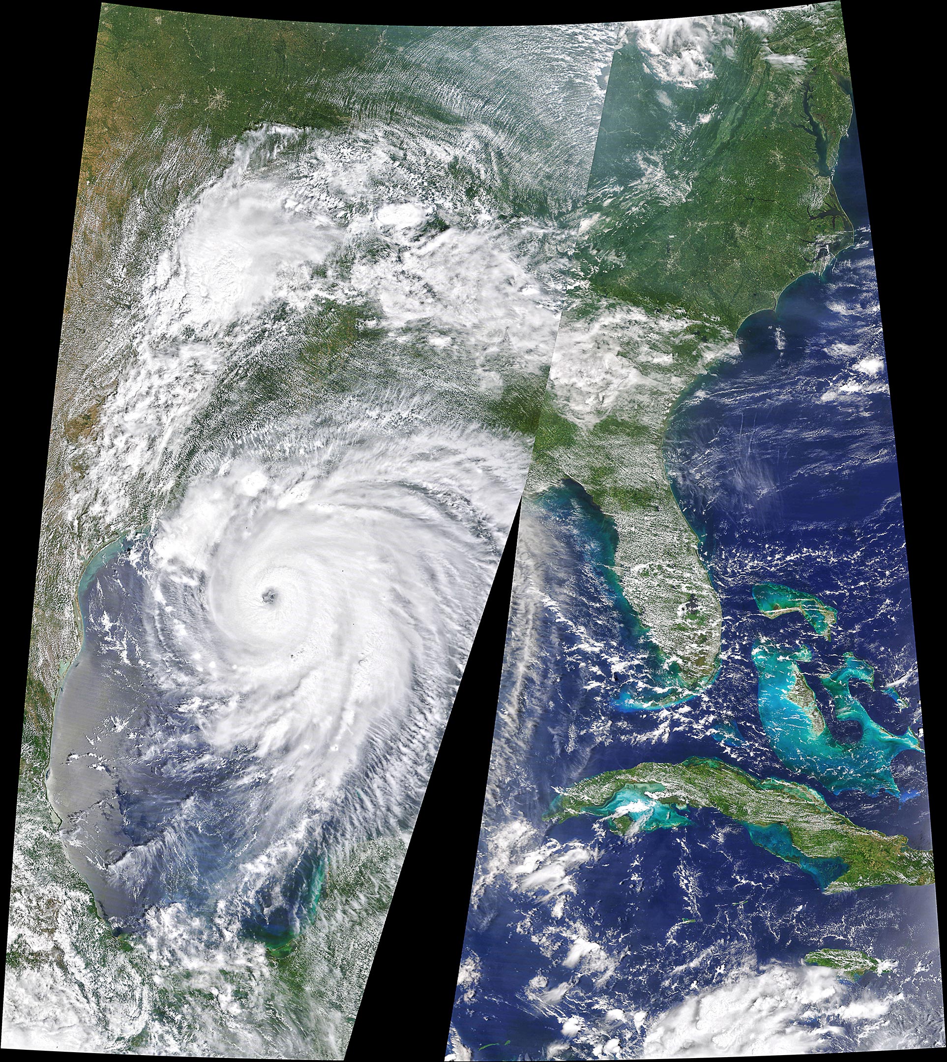 NASA Watches a Dangerous Storm Nearing the Gulf Coast
