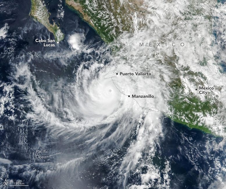 Hurricane Simon Annotated