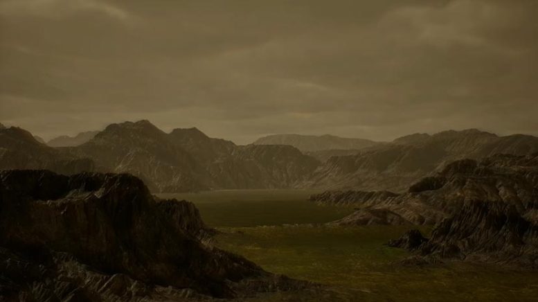 Hydrocarbon Lake and Methane Rain Clouds on Titan