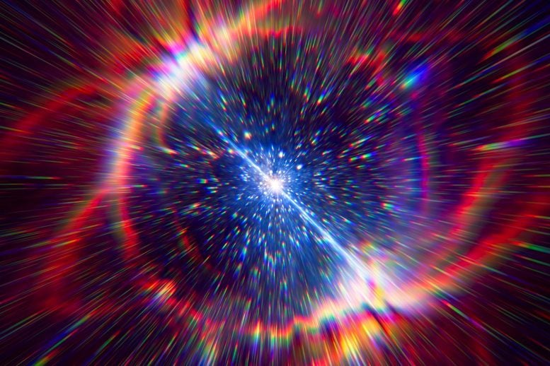 Hyperspace Portal Stars Light Speed Flight Supernova Explosion