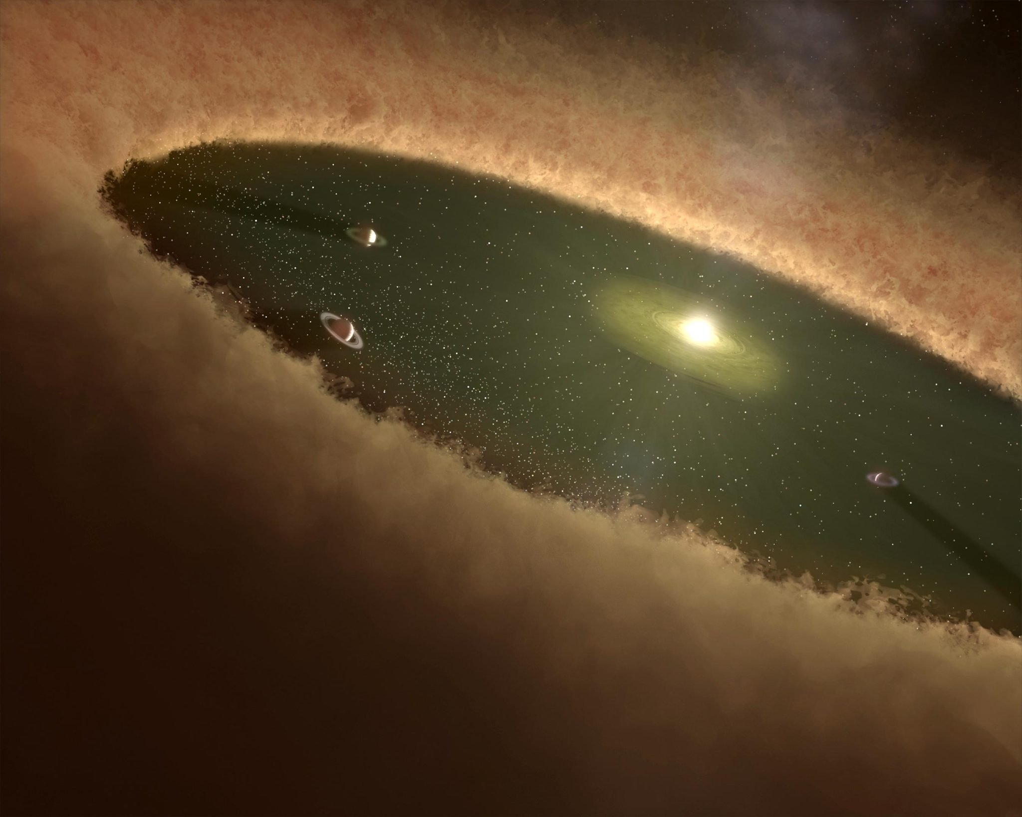 Hypothetical Early Solar System