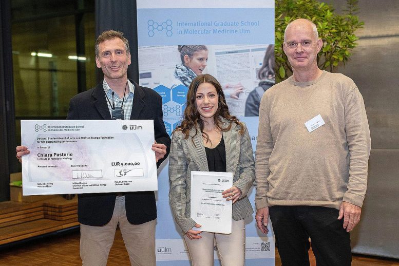 IGradU Spokesperson, Dr. Chiara, and Prof Bernd Knöll