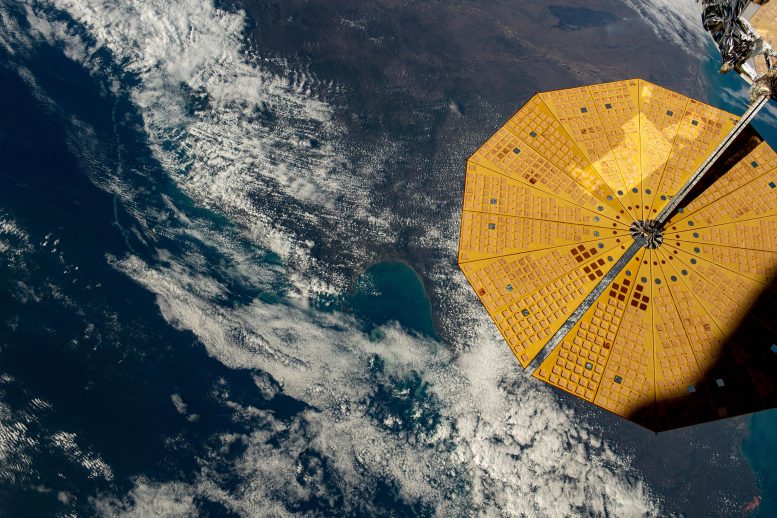 ISS au-dessus de la côte nord-est de l'Australie