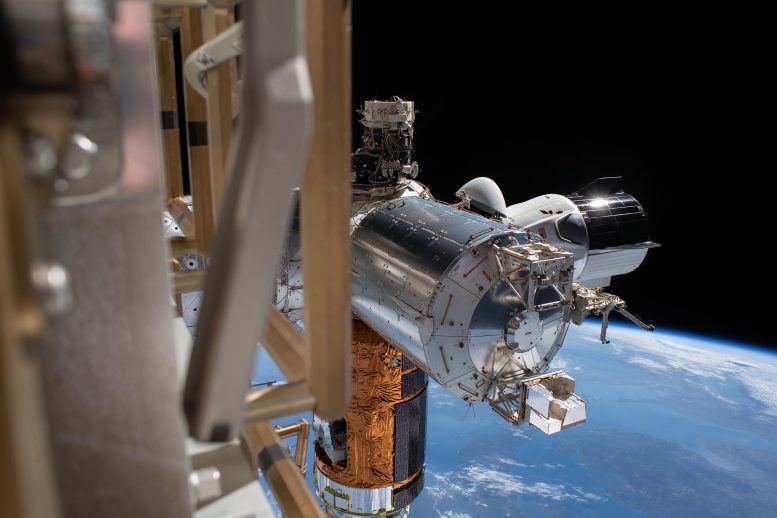 ISS SpaceX Crew Dragon and HTV-9 Resupply Ship