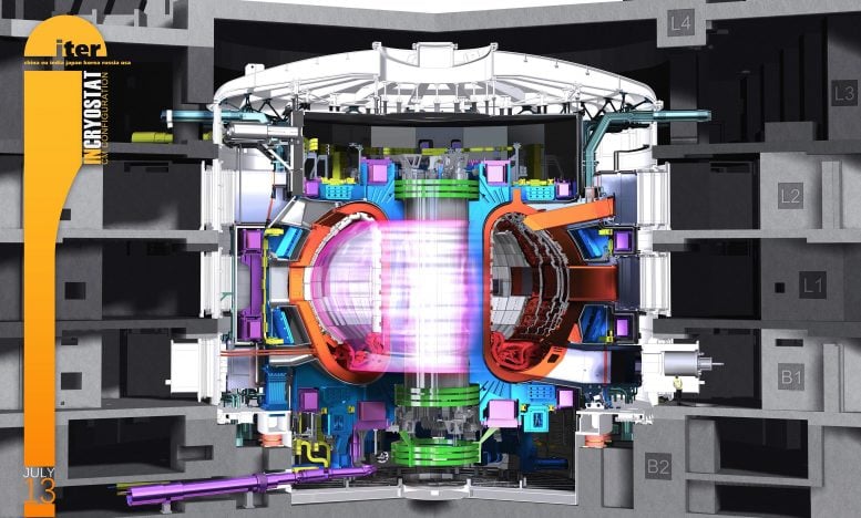 ITER Tokamak Schematic
