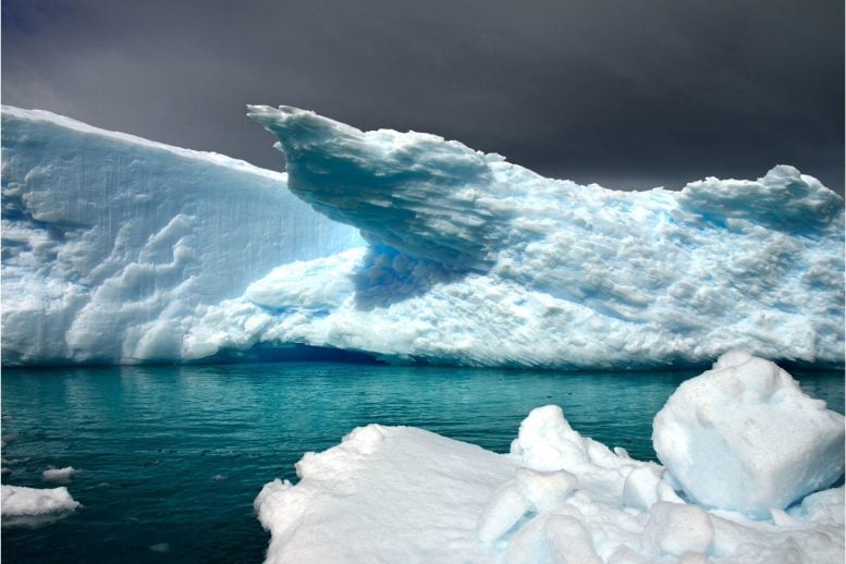 Ice Age Glaciers Concept