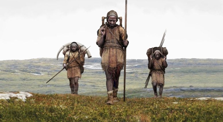 Ice Age Hunter-Gatherer Group