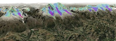 Ice Flow Velocities for Andean Glaciers