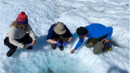 Ice Melt Hole Greenland