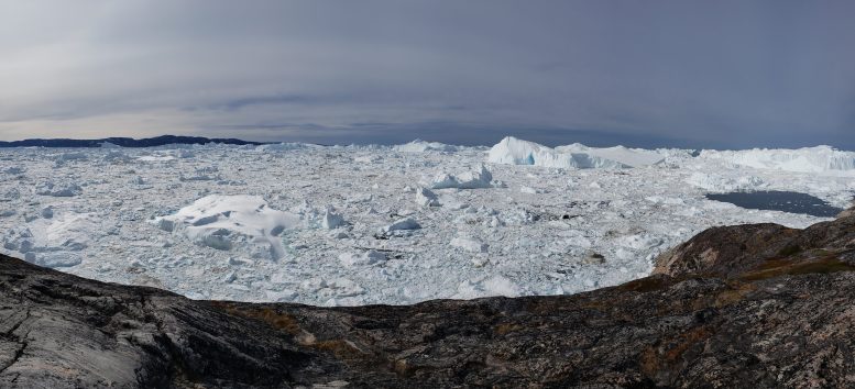 Icebergs in the Illulissat Icefjord