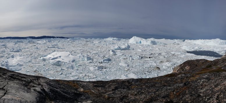 Góry lodowe w Illulissat Icefjord