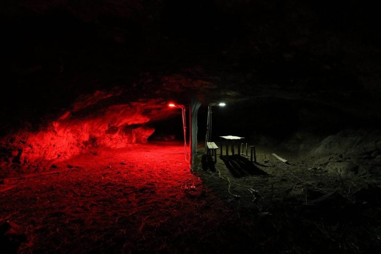 Illumination of Bat Caves