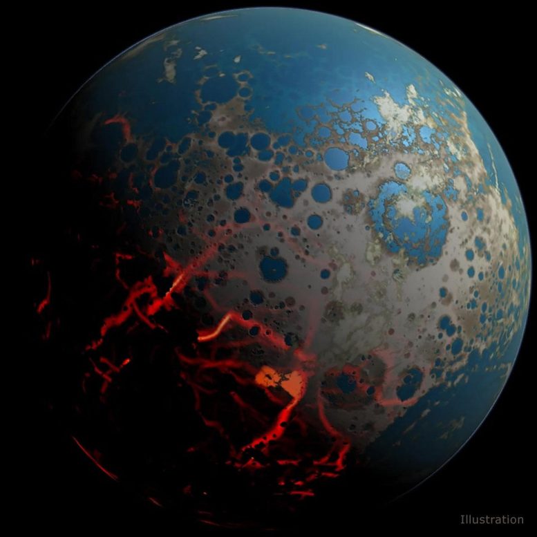 Illustration of Early Earth