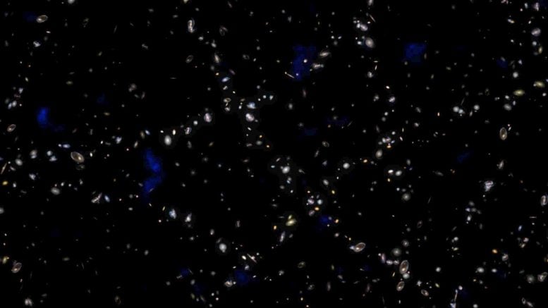 Illustration of Galaxy Clustering Along Primordial Sound Ripples