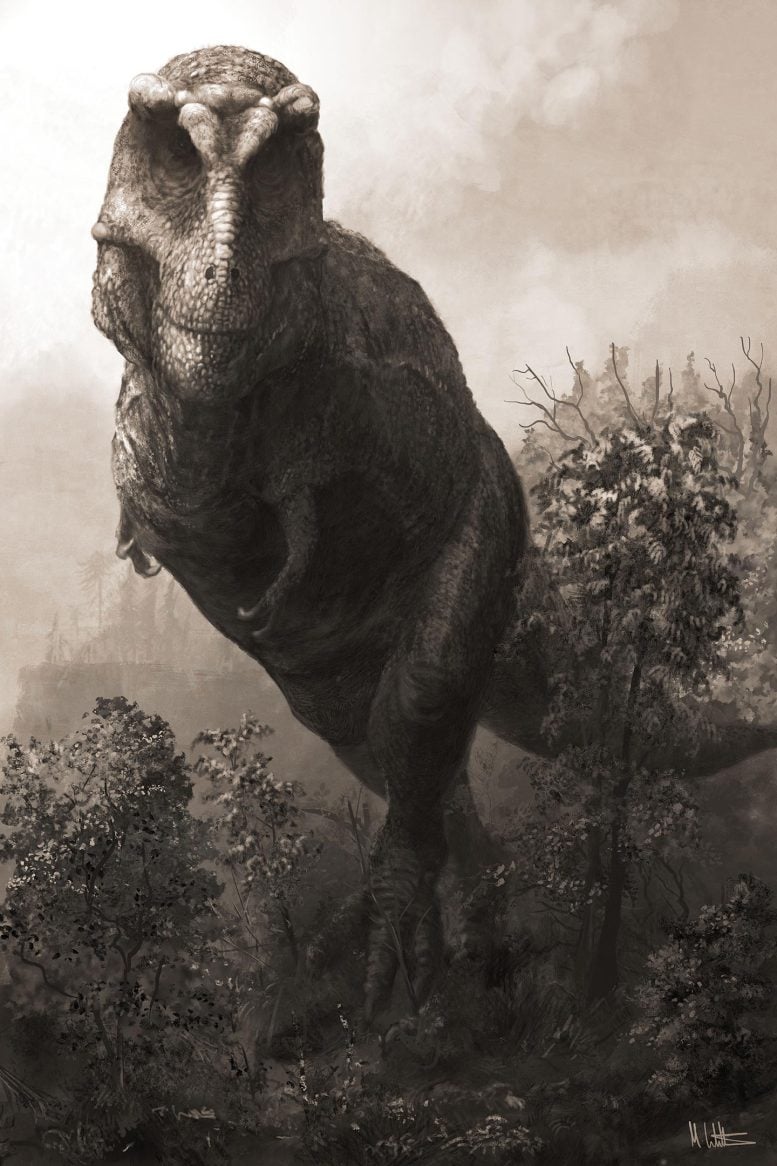 Illustration of Giant Tyrannosaurus rex