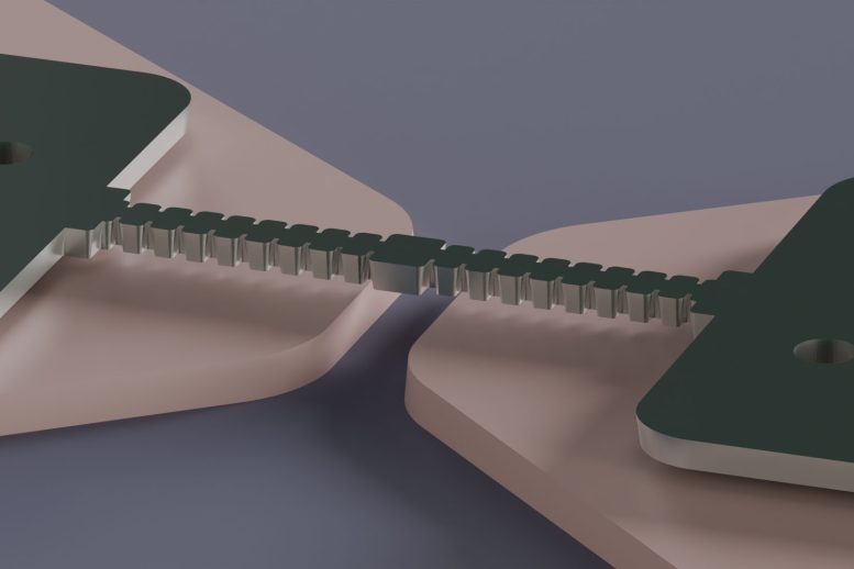 Illustration of Mechanical Resonator for Detecting Quantum Sound Jumps