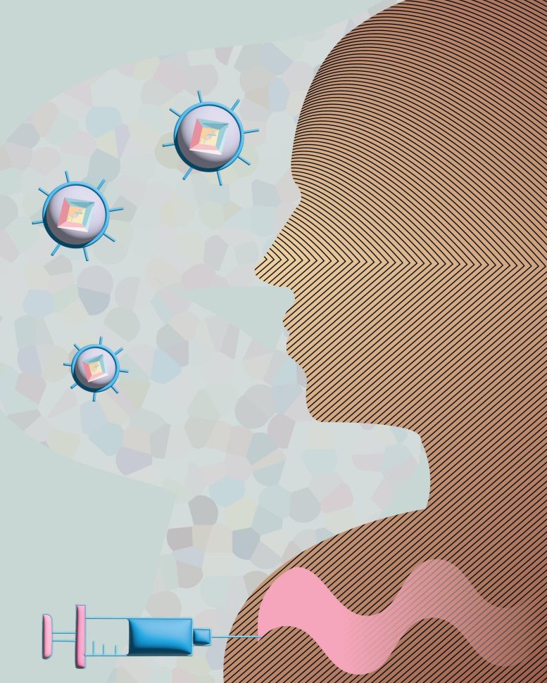 Illustration of Shingles Vaccination Effects