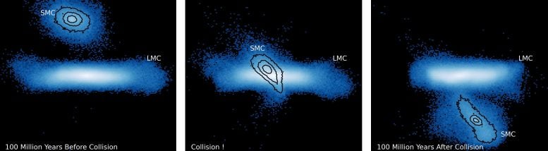 A Cosmic Crash Turned This Nearby Galaxy Into Chaos