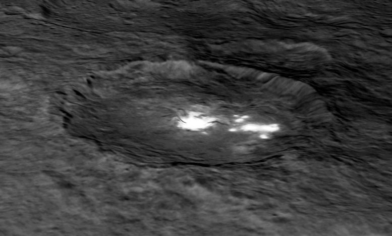 Image of Occator Crater on Ceres