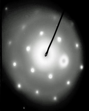 Image of the XRay Diffraction Pattern of lonsdaleite