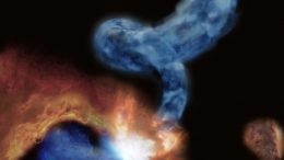 Image of the “pigtail” molecule cloud