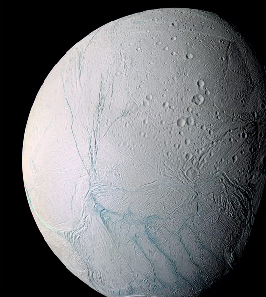 Images Show Cracks in Saturns Moon Enceladus