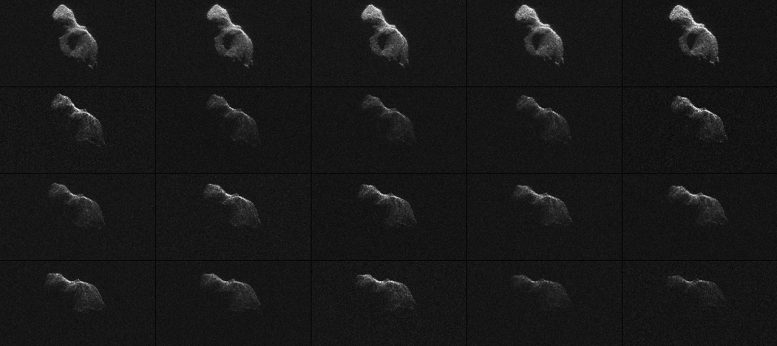 Images of Near Earth Object 2014 HQ124