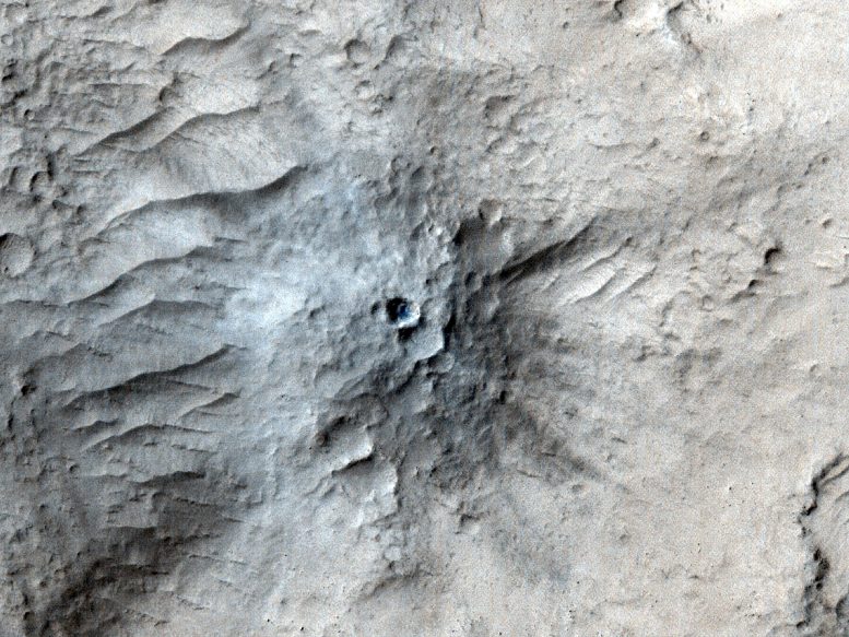Impact Crater Cerberus Fossae Mars