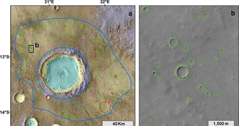 Impact van boren op Mars