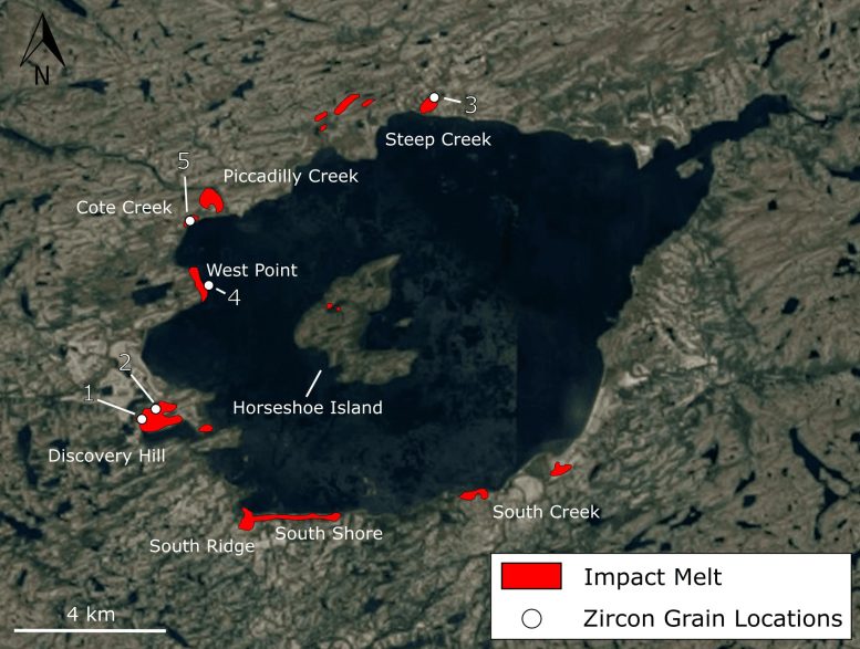 Impact Structure in Kamestastin