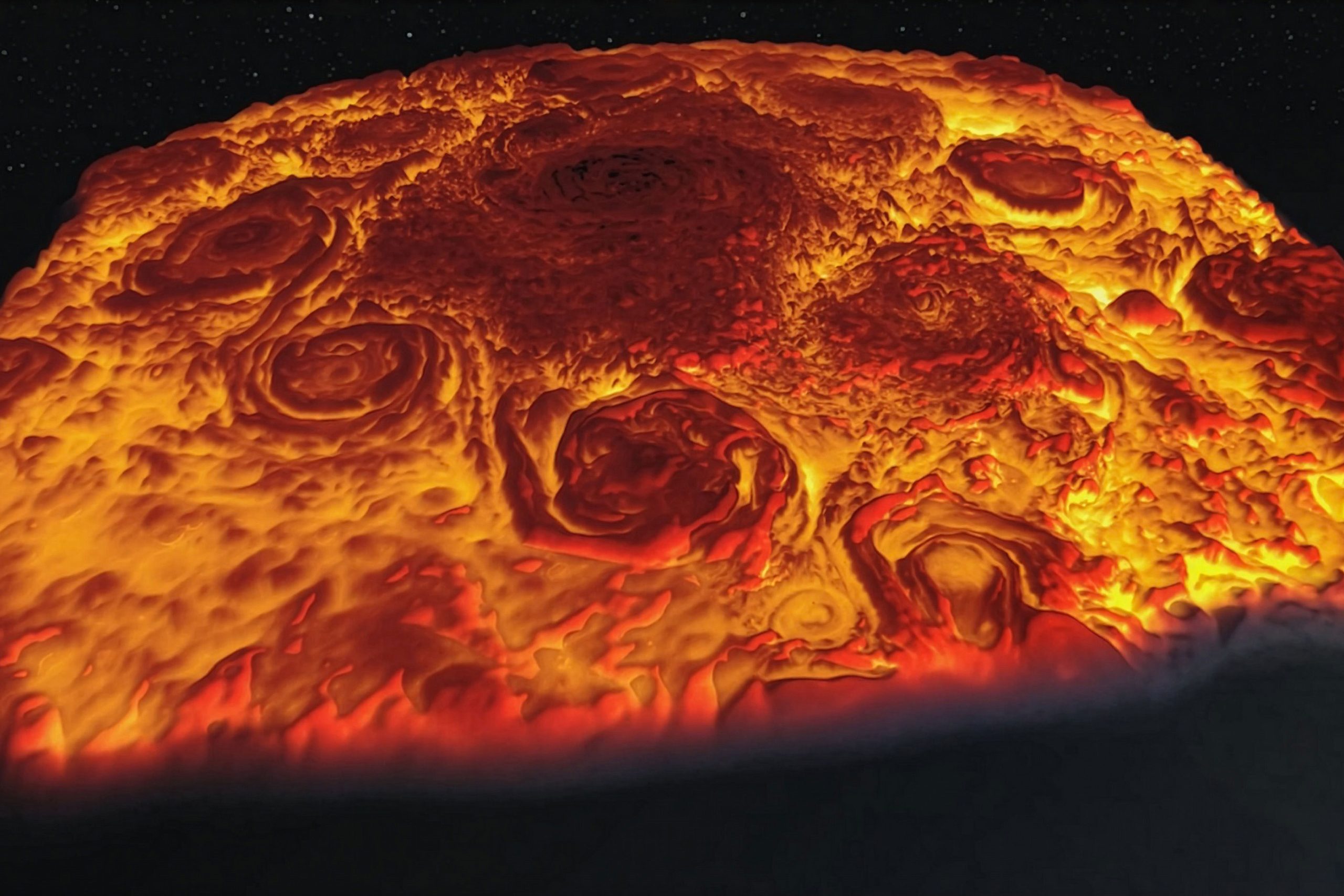 Scientists Crack Mystery Behind Jupiter and Saturn’s Wild Polar Weather