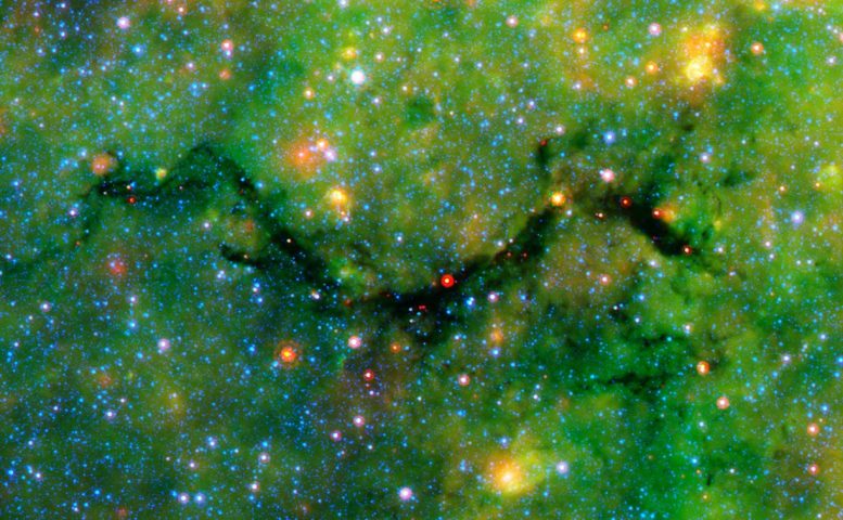 Infrared Dark Clouds Cataloged Across the Cosmos  Infrared-Dark-Cloud-Snake-777x480