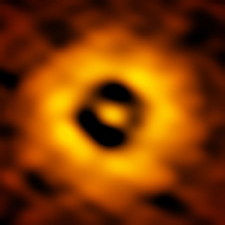Inner Region of the TW Hydrae Protoplanetary Disk