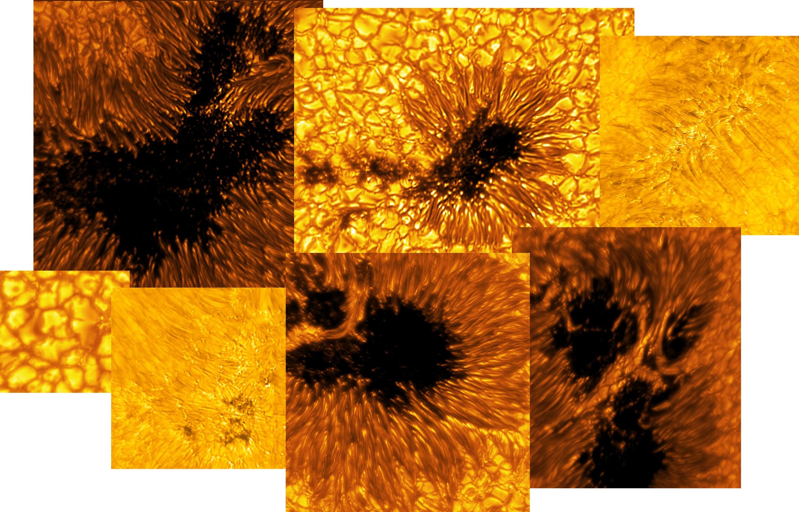 Невероятно детайлни близки планове на Слънцето от най-мощния слънчев телескоп на Земята