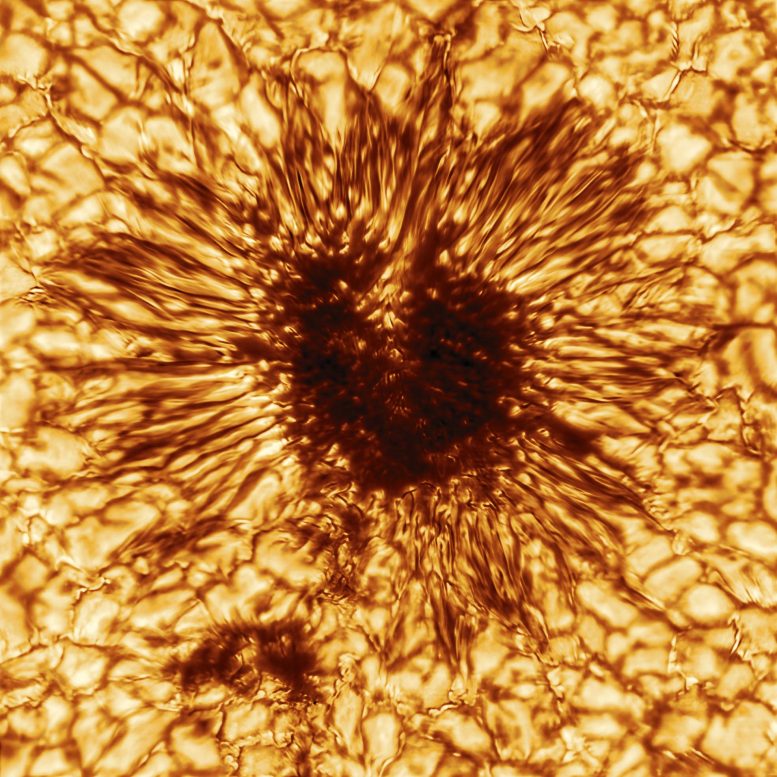 Inouye Telescope First Sunspot Image