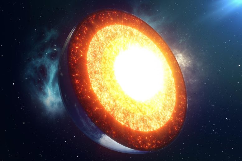 Inside Earth Hot Core