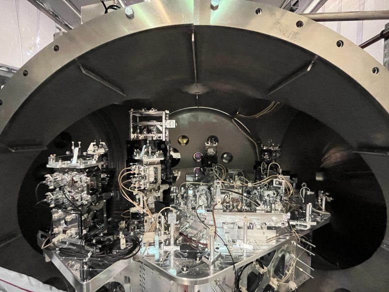 Inside LIGO Vacuum Chamber