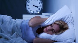 Insomnia Woman Cant Sleep Concept