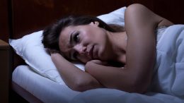 Insomnia.Woman Can't Sleep