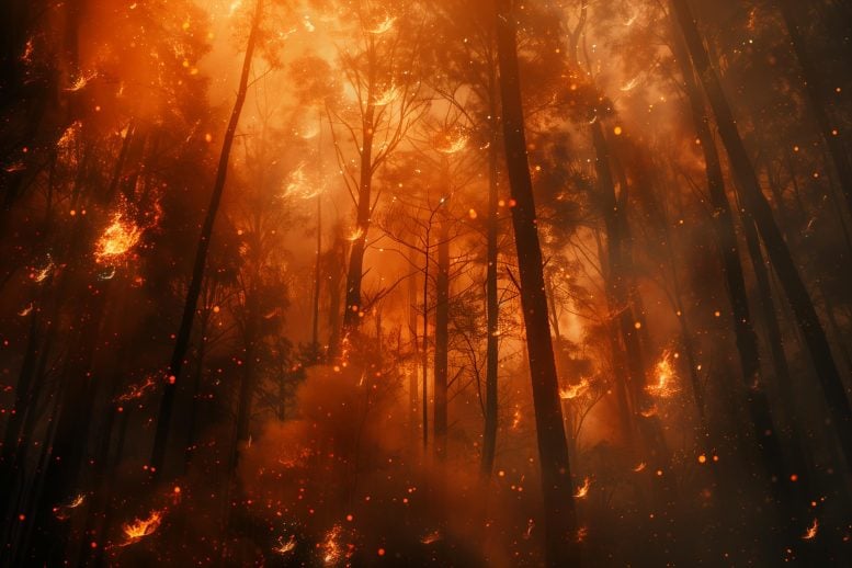 Intense Wildfire Concept