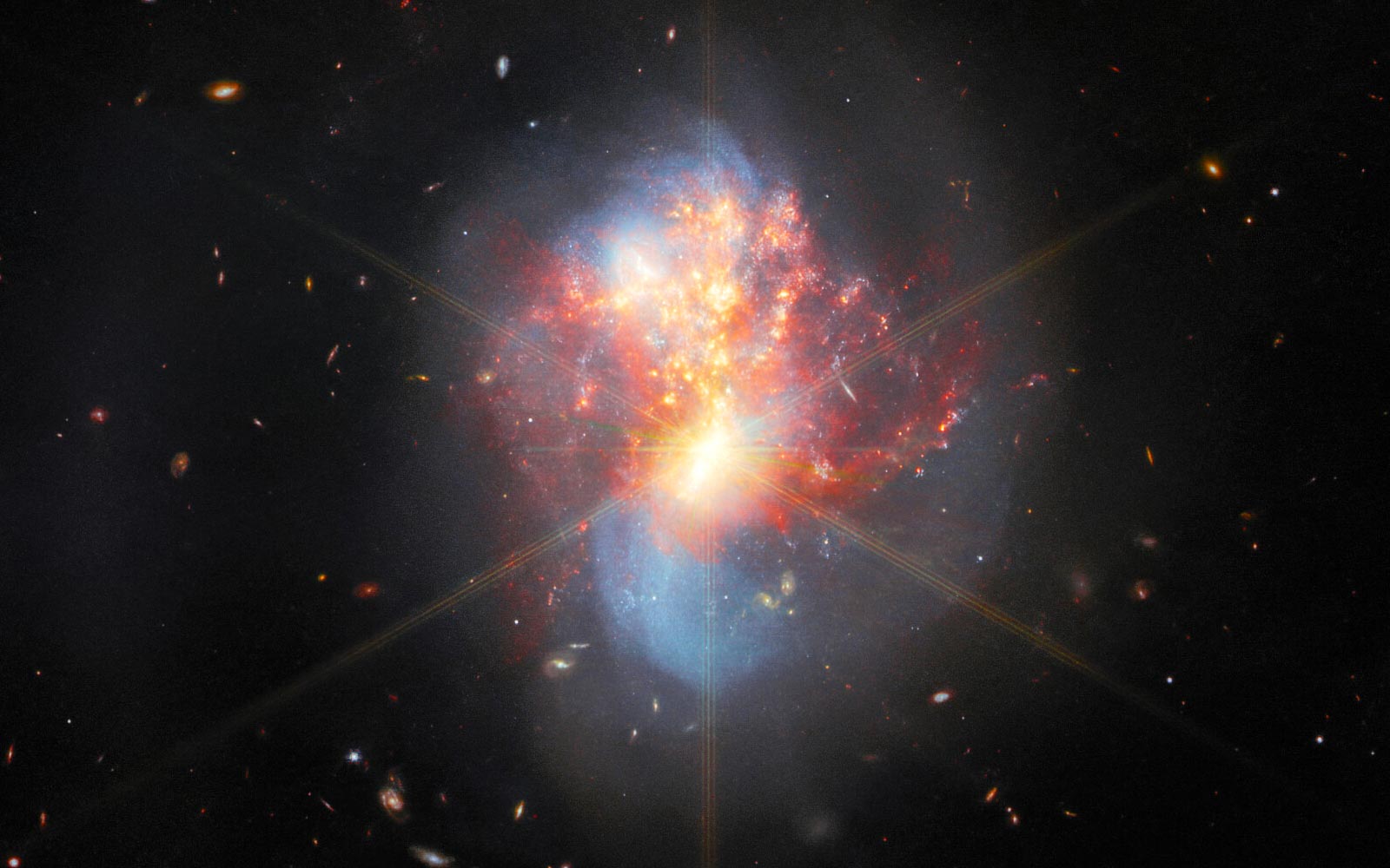 galactic-collision-webb-space-telescope-explores-frenzied-star-formation-in-merging-galaxies
