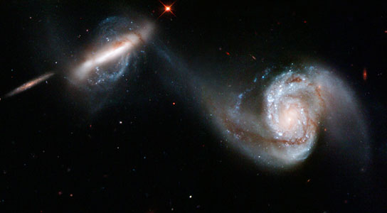 Interacting Galaxy Pair Arp 87