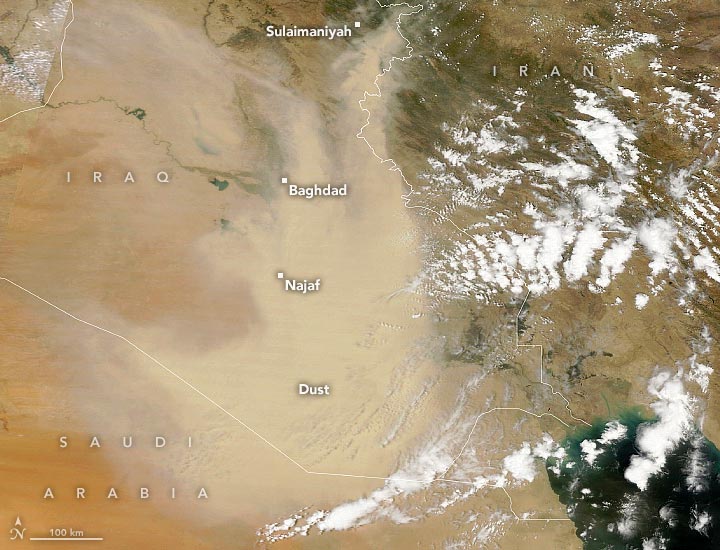 Iraq Dust Storm May 2022 Annotated