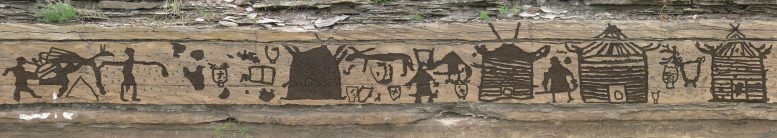 Iron Age Rock Art With Cauldron Depictions Cropped